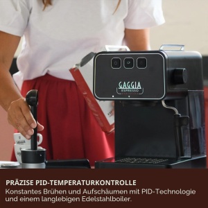 Espressor cafea Gaggia Espresso Evolution Black, PID, 53 mm, Made in Italy - Img 7