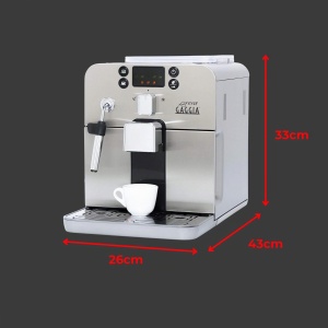 Espressor cafea Gaggia RI930501 Brera, 15 bar, argintiu, cu spumare lapte - Img 8