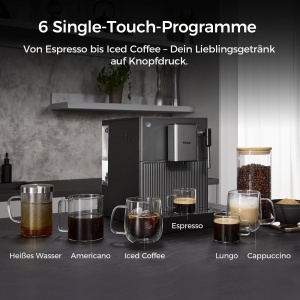 Espressor cafea Haier cu 6 specialitati, design compact, 5 grade de macinare - Img 3