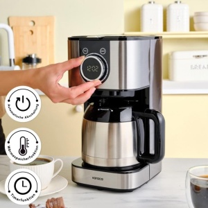 Espressor cafea Karaca Series 2303, 1.2L, cu timer si functie de mentinere a caldurii - Img 7