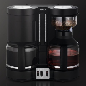 Espressor cafea KRUPS Duothek Plus, 2 x 10 cesti, Negru - Img 2
