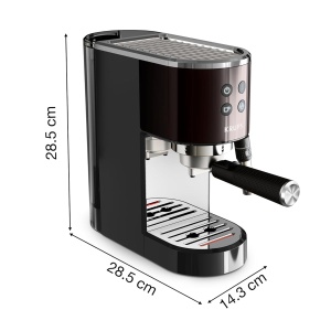 Espressor cafea Krups Virtuoso, 15 bar, inox, cu abur pentru spuma, negru - Img 8