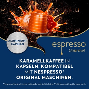 Espressor cafea Lavazza Espresso Gourmet Caramel, 10 capsule aluminiu, 100 Arabica, intensitate 813 - Img 2