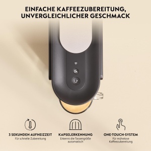 Espressor cafea Nespresso Krups VERTUO Up, 1.4L, 5 dimensiuni, Negru - Img 4