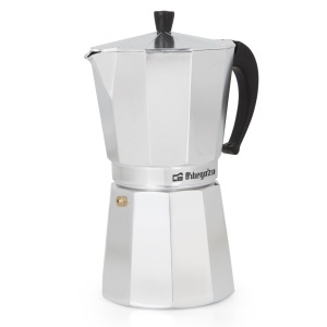 Espressor cafea Orbegozo KF 300, capacitate 3 cesti, din aluminiu - Img 2
