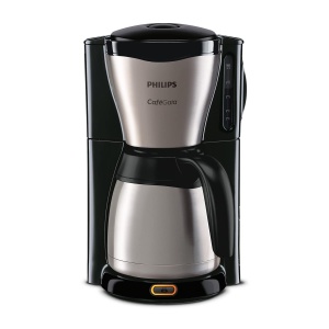 Espressor cafea Philips Cafe Gaia, 1.3 L, negru, design elegant