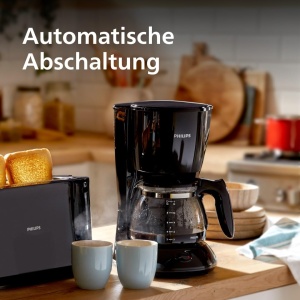 Espressor cafea Philips HD746120, 10-15 cesti, cu Aroma Swirl, albnegru - Img 3