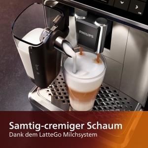 Espressor cafea Philips Serie 5400 EP544790, 12 bauturi, Touchscreen, Finisaj crom - Img 3