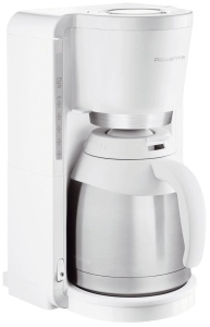 Espressor cafea Rowenta CT3811, 10-15 cesti, termocana inox, alb
