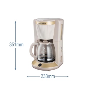 Espressor cafea Russell Hobbs Bronte, 1,25 l, 10 cesti, steingrau - Img 10