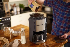 Espressor cafea Russell Hobbs GrindBrew, 10 cesti, digital, cu rasnita - Img 2