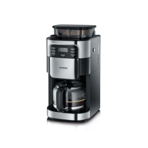 Espressor cafea Severin KA 4810, 10 cesti, 1000W, inox si negru
