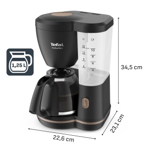 Espressor cafea Tefal Includeo, 1.25 l, 10-15 cesti, design ergonomic - Img 3