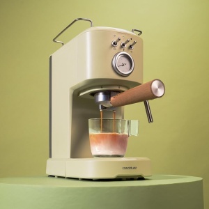 Espressor Cecotec Compact Power Espresso 20 Retro Green 1100W 20 Bar - Img 6