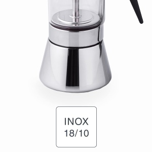 Espressor manual Lacor Siena inox 1810 10 cesti compatibil inductie - Img 5