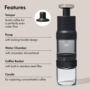 Espressor manual OXO Brew Rapid Brewer, filtru inox, compact si usor - Img 8