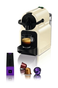 Espressor Nespresso DeLonghi EN 80CW Inissia 07L Power Off Automat Vanilla Cream