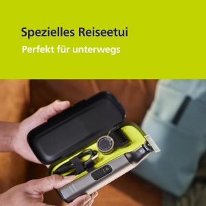 Etui de calatorie Philips OneBlade QP40130, protectie pentru aparat de ras, compatibil cu QP27XX, QP28XX, QP6XXX - Img 2