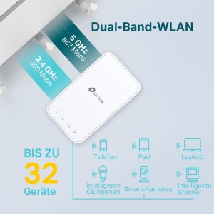 Extender Wi-Fi TP-Link RE330 AC1200 Dual Band Control prin App Indicator semnal - Img 4