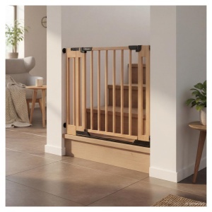 Extensie de 15 cm pentru gard de siguranta hauck Clear Step Easyclose Eco, din lemn de fag - Img 2