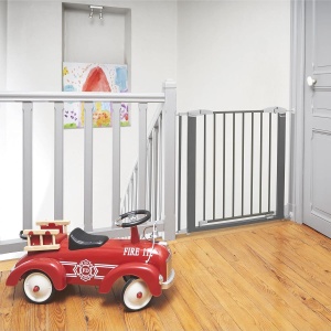 Extensie pentru grilaj de siguranta Badabulle Safe Lock 7 cm, montare usoara, material metalic si ABS - Img 4