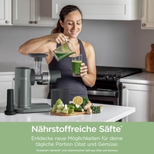 Extractor de suc Ninja 3-in-1, 700 ml, motor puternic, culoare gri - Img 10