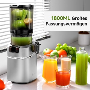 Extractor de sucuri AMZCHEF SJ-036, 250W, 1,8L, argintiu - Img 3