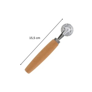 Fackelmann 40918 Roller pentru Ravioli si Produse de Patiserie Otel Inoxidabil si Lemn - Img 3