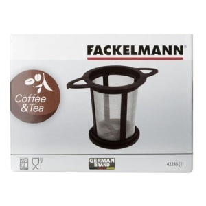 Fackelmann Dauerteefilter Filtru Ceai Din Otel Inoxidabil Cu Capac NegruArgintiu - Img 12