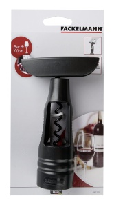 Fackelmann Easy Tirbuson Plastic Negru sau Alb Maner Ergonomic Spirala Antiaderenta - Img 7