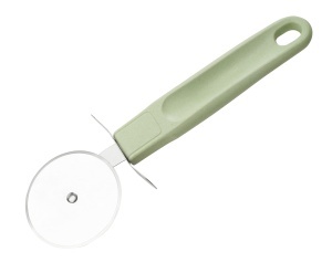 Fackelmann Ecolution Pizzaschneider Pizzaroller din otel inoxidabil maner ergonomic Mint Green 20 cm