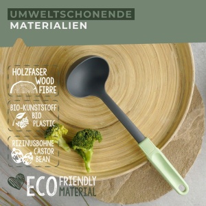 Fackelmann Ecolution Schopfloffel 315 cm MintSteingrau Material Sustenabil - Img 4