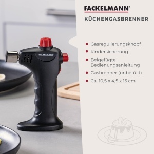 Fackelmann Kuchengasbrenner Reglabil cu Siguranta pentru Copii - Img 2