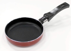 Fackelmann Mini-Pfanne 62203 12 cm Negru-Rosu Teflon Antiaderent