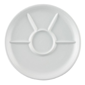 Farfurie Fondueteller Thomas Trend, Porcelan Alb, 27 cm, Rezistenta la Masina de Spalat - Img 2
