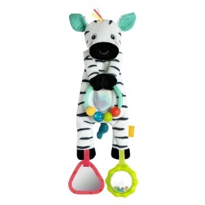 Fehn Bean Bag Zebra 049077 Jucarie Motorica pentru Bebelusi 0 luni