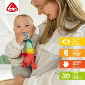 Fehn Hummer cu Vibratie 043051 Jucarie Motorica pentru Bebelusi si Copii 3 luni - Img 2