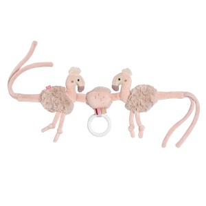 Fehn Kinderwagenkette Flamingo 042337 Jucarie Interactiva pentru Bebelusi 0 luni