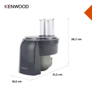 Feliator legume Kenwood KAX400PL, inox, pentru masini Chef, 10x10 mm - Img 5