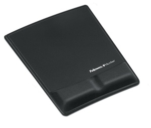 Fellowes Health-V Suport pentru incheietura mainii din tesatura cu mouse pad negru 9181201, mouse pad