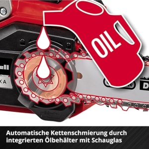 Ferastrau cu lant cu acumulator Einhell FORTEXXA 18/30 Power X-Change (Li-Ion, 18V, motor fara perii, bara de 30 cm, max. 4.300 min-1, fara baterie si incarcator) - Img 10