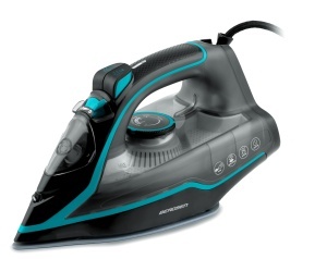 Fier de calcat Berdsen 2600W cu talpa ceramica si rezervor 230 ml, verde - Img 4