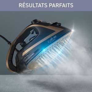 Fier de calcat Calor Puregliss FV8064C0, 3000 W, abur continuu 50 gmin, abur de soc 280 gmin - Img 3