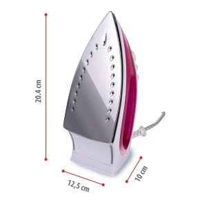 Fier de calcat cu abur Alpina 2000W functie spray rezervor 120ml talpa din otel inoxidabil rozalb - Img 2