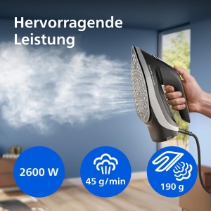 Fier de calcat Philips 6000 Series DST612080, 2600W, 300ml, tehnologie OptimalTEMP - Img 4
