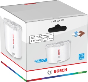 Fierastrau cu coroana Bosch pentru zidarie si gresie, 103 mm, accesoriu profesional - Img 2