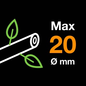 Fierastrau de gradina Fiskars P57 Light, 18 cm, alborange, pentru ramuri de max. 2 cm - Img 5
