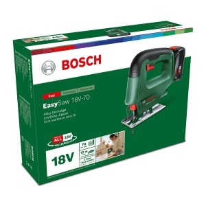 Fierastrau pendular Bosch EasySaw 18V-70 18V cu acumulator 20 Ah si incarcator - Img 7
