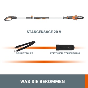 Fierastrau telescopic WORX WG349E9 20V Negru Telescoape ergonomice - Img 5