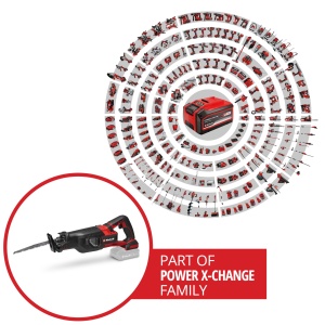 Fierastrau universal Einhell TP-AP 1832 Li BL Solo motor brushless adancime taiere 300 mm lemn - Img 2